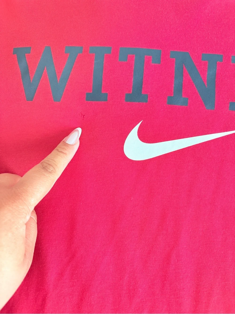 Nike Red 'Witness' Short-Sleeve Dri-FIT Tee